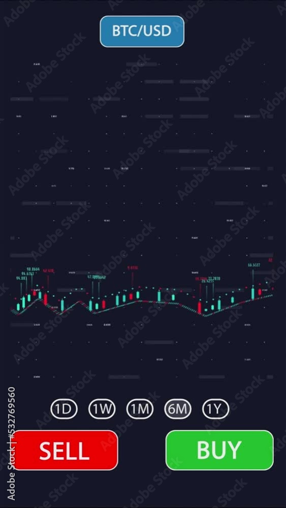 Poster crypto, trading and finance with app for digital payment and ui, ecommerce or growth in the investme