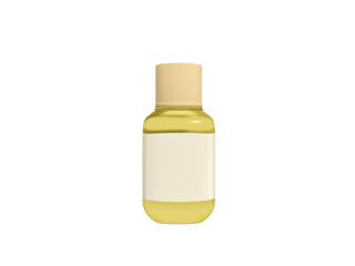 Transparent Cosmetic Skin Oil Bottle Image