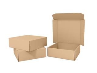 Transparent Square Paper Box Image