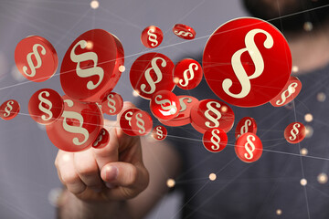 Labor Law Lawyer Legal Business Internet Technology Concept
