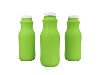 Transparent Juice Bottle Packaging Image