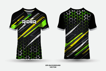 New design of T shirt sports abstract jersey suitable for racing, soccer, e sports and motocross