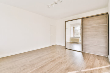 Empty room of a modern flat