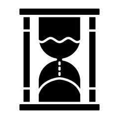 Hourglass Glyph Icon