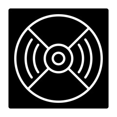 Compact Disc Glyph Icon