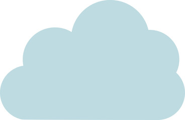 Obraz premium Simple illustration of weather and cloud