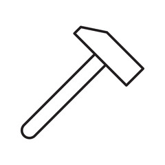 hammer vector for website symbol icon presentation