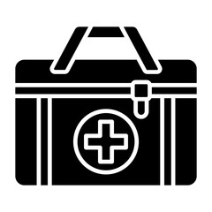 First Aid Kit Glyph Icon