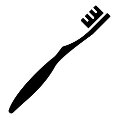 Toothbrush Glyph Icon
