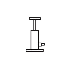 tire pump vector for website symbol icon presentation
