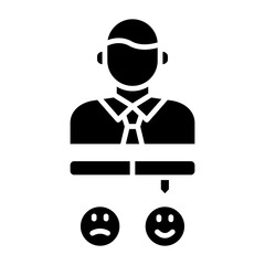 Satisfaction Glyph Icon