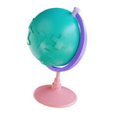 Obraz premium 3D Illustration Globe
