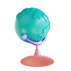 3D Illustration Globe
