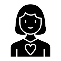 Mother Glyph Icon