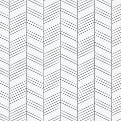 linear vector pattern, repeating thin line Herringbone tile wallpaper, pattern is clean for fabric, printing, wallpaper. Pattern is on swatches panel - 532778131
