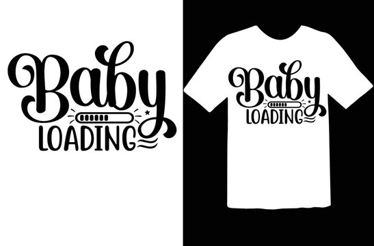 Baby loading svg design