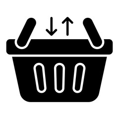 Vector design of shopping basket 