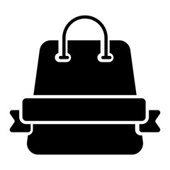 An editable design icon of parcel