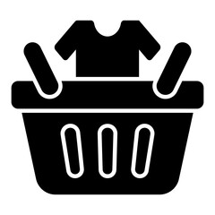 A creative design icon of shopping basket