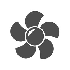 Propeller or fan glyph icon
