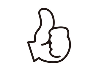 ナイス いいね アイコン 親指 ベクターイラスト