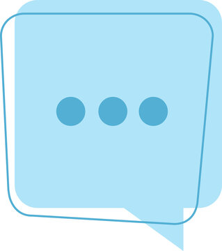 Blue Chat Box 