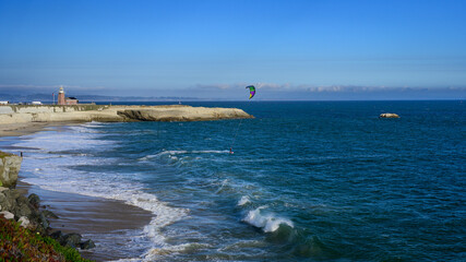 Kiteboarding at Lighthouse Point