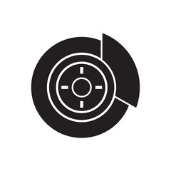 wheel vector for website symbol icon presentation
