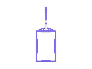 Transparent Vertical Id Card Holder Image