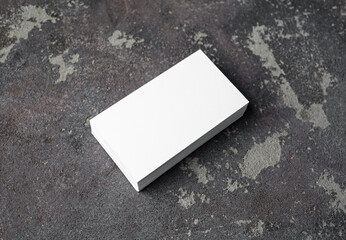 Blank business card. Mock-up for branding identity.