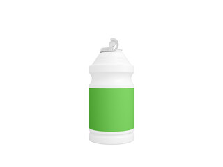 Transparent Plastic Milk Bottle Image