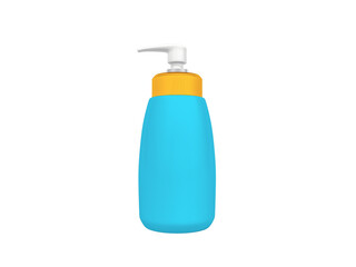 Transparent Baby Shampoo Pump Bottle Image
