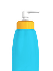 Transparent Baby Shampoo Pump Bottle Image