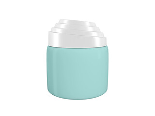 Transparent Beauty Cosmetic Cream Container Image