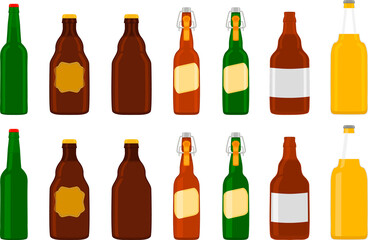 big kit beer glass bottles with lid for brewery