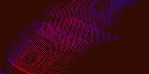 Abstract dark red background with blue purple lines