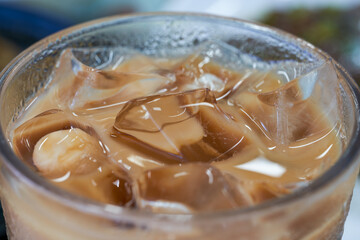 A cup of delicious and fragrant iced Hong Kong-style milk tea