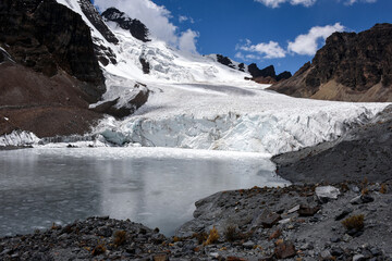 Laguna Glaciar - Nevado Tunicondoriri 