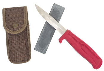 Sharpener stone and knife