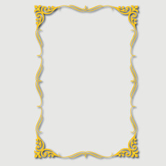 Frame, in the style of an ornament, Vector illustration eps 10, Art.