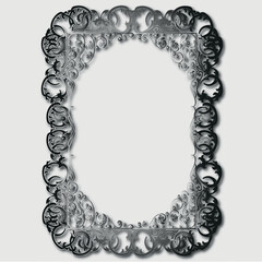 Frame, in the style of an ornament, Vector illustration eps 10, Art.