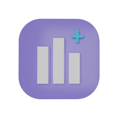 3d rendering of ui icon