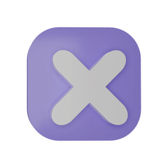 Obraz premium 3d rendering of ui icon