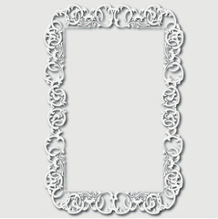 Frame, in the style of an ornament, Vector illustration eps 10, Art.