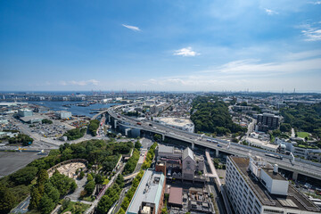横浜マリンタワー - 展望フロアからの眺望