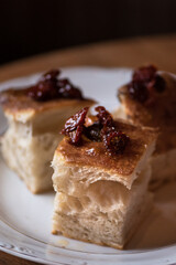 Focaccia slices 