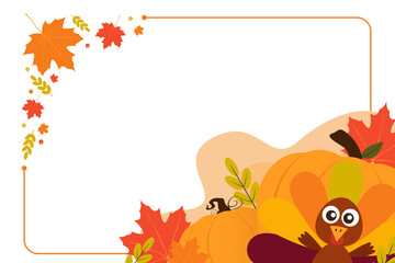 Obraz na płótnie Canvas Thanksgiving Day Banners Design. PNG format