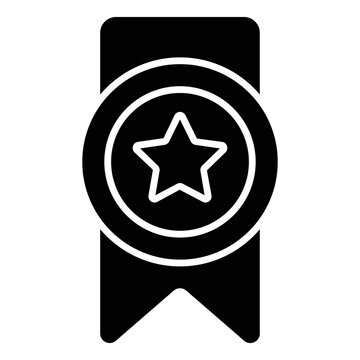 Editable design icon of bookmark badge 