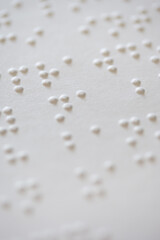 Braille text