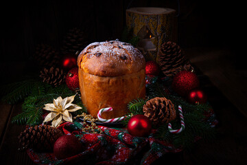 Panettone, an Italian Christmas Sweet Bread